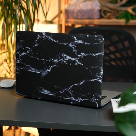 Macbook Air 13.3 inç M1 Çip Uyumlu Sert Kapak | Hard Case Koruyucu Lazer Baskılı Desenli