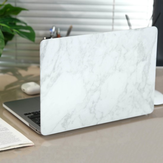 Macbook Air 13.3 inç M1 Çip Uyumlu Sert Kapak | Hard Case Koruyucu Lazer Baskılı Desenli