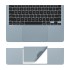 Macbook Air M2-M3-M4 Kılıf 13.6 inç Film Koruyucu Sticker Touchpad (13.6” Air) A2681 A3113 A3240 ile Uyumlu
