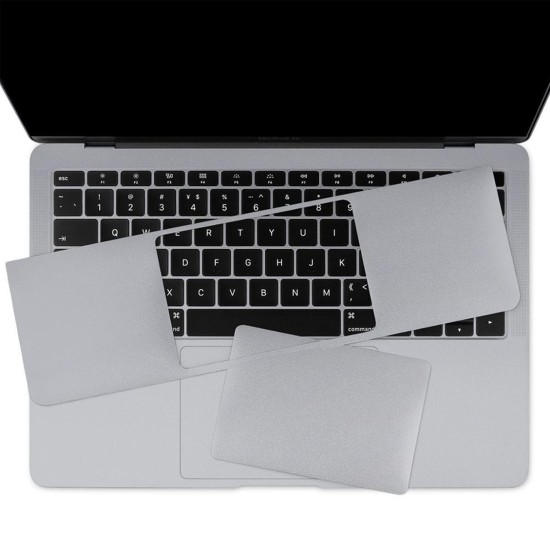 Macbook Air M2-M3-M4 Kılıf 13.6 inç Film Koruyucu Sticker Touchpad (13.6” Air) A2681 A3113 A3240 ile Uyumlu