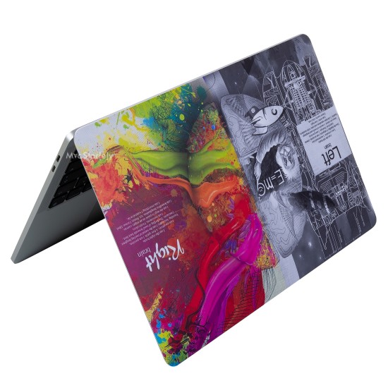 Macbook Air M2-M3-M4 Kılıf 13.6inç Sticker Yapıştırma Koruyucu Kaplama BrainNL A2681 A3113 A3240 ile Uyumlu