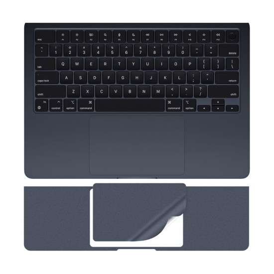 Macbook Air M4-M3-M2 15 inç Sticker Film Koruyucu Touchpad Trackpad (15.3” Air) A2941 A3114 A3241 ile Uyumlu