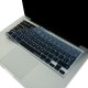 MacBook Air Pro klavye koruyucu silikon ince yıkanabilir ombre renk tasarım avrupa ingilizce