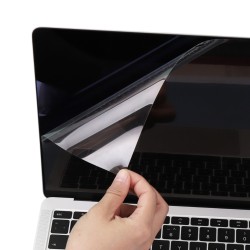 MacBook Air M1 ve MacBook Pro M1-M2 13 inç Parlak Şeffaf Ekran Koruyucu Touch Bar Touch ID