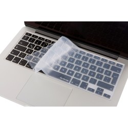 MacBook Air Pro Klavye Koruyucu 13 15 17 inç UK EU İngilizce Baskı Silikon İnce Esnek Tasarım Kılıfı