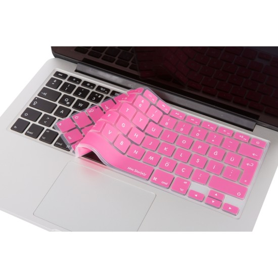 MacBook Air Pro Türkçe Q Silikon Klavye Koruyucu Eski USB Model Uyumlu