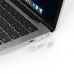 Macbook Air-Pro Type-C'li Modeller Toz Önleyici Tıpa Koruma Seti Tablet Telefon Kulaklık ile Uyumlu