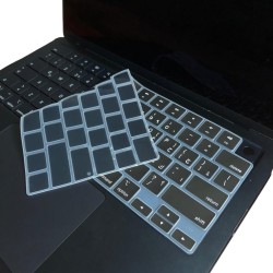 MacBook Arapça Klavye Koruyucu Silikon İnce Hafif Yıkanabilir Air 13-15 Pro 14-16 Uyumlu