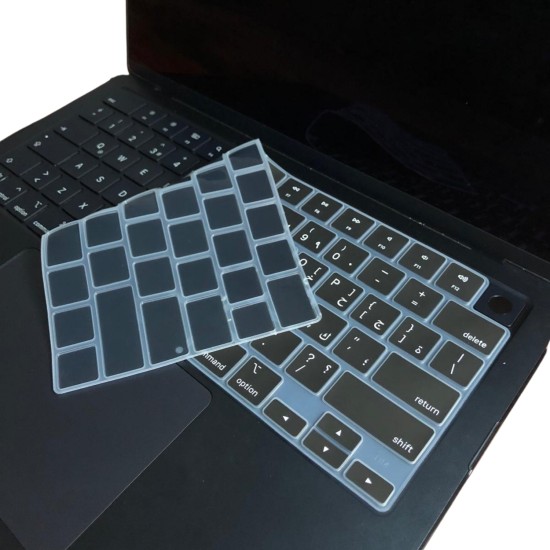 Arapça Klavye Koruyucu US Enter MacBook Air Pro Uyumlu Silikon