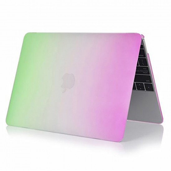 Macbook Kılıf 12 inç Rainbow A1534 ile Uyumlu Koruyucu