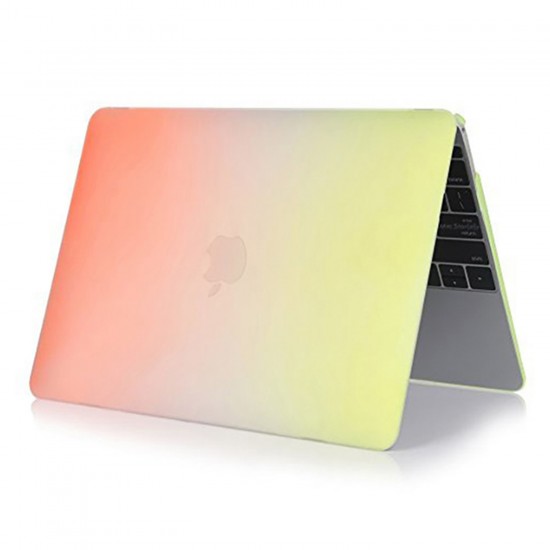 Macbook Kılıf 12 inç Rainbow A1534 ile Uyumlu Koruyucu