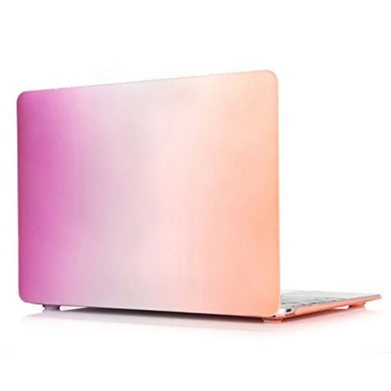 Macbook Kılıf 12 inç Rainbow A1534 ile Uyumlu Koruyucu