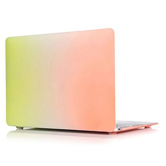 Macbook Kılıf 12 inç Rainbow A1534 ile Uyumlu Koruyucu