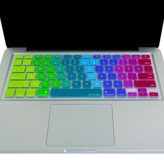 Macbook Klavye Air Pro Koruyucu Dazzle (US to TR) (Eski USB'li Model 2008/2017) ile Uyumlu