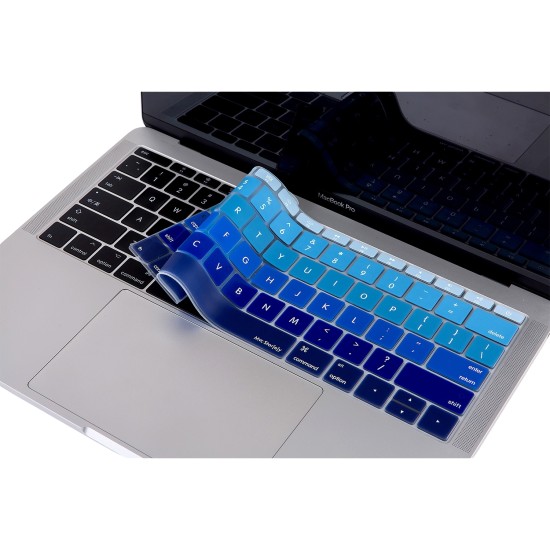 MacBook Klavye Koruyucu A1708 A1534 Ombre Amerikan İngilizce Ultra İnce