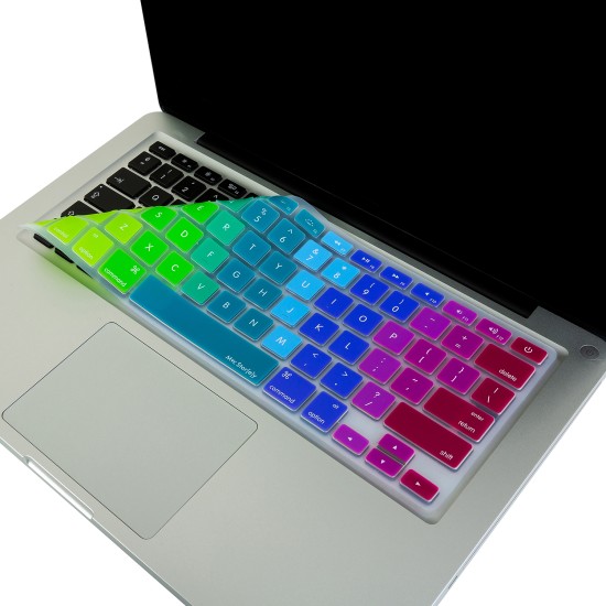 Macbook Klavye Koruyucu Air Pro için (US-ABD İngilizce) Dazzle (Eski USB'li Model 2008-2017) ile Uyumlu