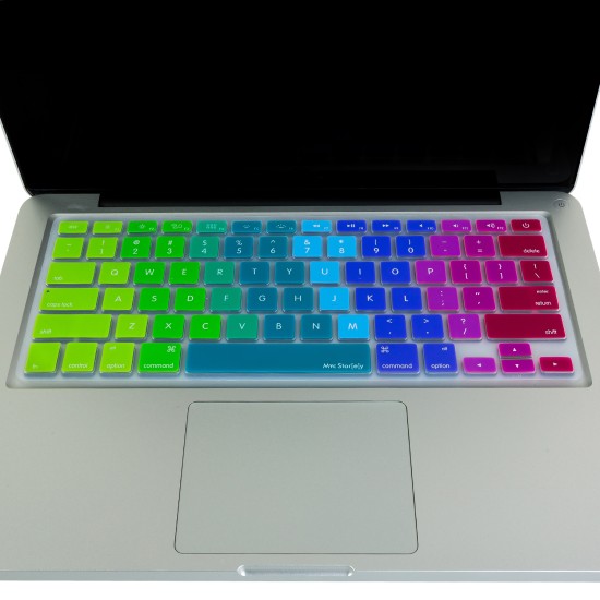 Macbook Klavye Koruyucu Air Pro için (US-ABD İngilizce) Dazzle (Eski USB'li Model 2008-2017) ile Uyumlu