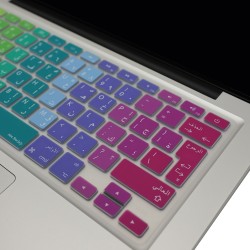 MacBook Klavye Koruyucu Arapça Dazzle Silikon Ters L Enter UK İngilizce Air 13 Pro 13 Pro 15