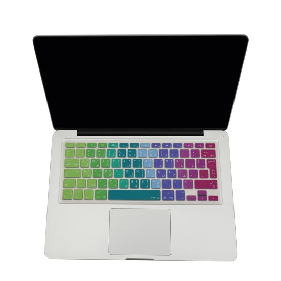 MacBook Klavye Koruyucu Arapça Dazzle Ters L Enter UK İngilizce
