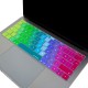 MacBook Klavye Koruyucu Türkçe Q A1708 A1534 Dazzle Çok Renkli Silikon