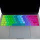 MacBook Klavye Koruyucu Türkçe Q A1708 A1534 Dazzle Çok Renkli Silikon