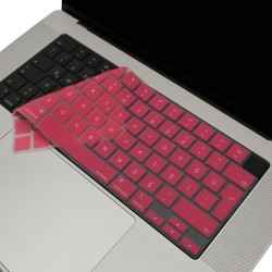 MacBook Klavye Koruyucu Türkçe Q – Air 13.6-15.3 ve Pro 14-16 M2-M3-M4-M5 Uyumlu İnce Silikon Kılıf Kapak