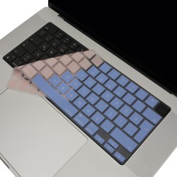 MacBook Klavye Koruyucu Türkçe Q Silikon İnce Hafif Yıkanabilir Air 13,6-15,3 inç Pro 14,2-16,2 inç M1-M2-M3-M4-M5 Uyumlu