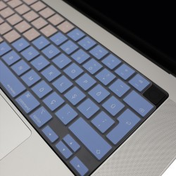 MacBook Klavye Koruyucu Türkçe Q Silikon İnce Hafif Yıkanabilir Air 13,6-15,3 inç Pro 14,2-16,2 inç M1-M2-M3-M4-M5 Uyumlu