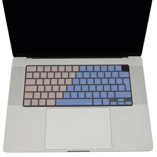 macbook silikon klavye koruyucu ince hafif m1-m5 uyumlu