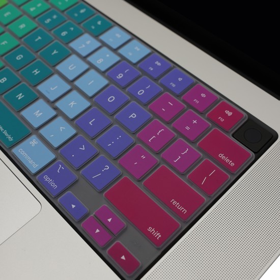 MacBook Klavye Koruyucu US İngilizce Silikon Kılıf İnce Hafif Yıkanabilir Koruma Air 13.6-15,3 Pro 14,2-16,2 İnç M5-M4-M3-M2-M1 Uyumlu