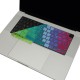 Macbook M1-M2-M3 Air Pro Klavye Koruyucu (UK-EU İngilizce) TouchID'li A2681 A3113 A2941 A3114 A2442 A2485 ile Uyumlu Dazzle