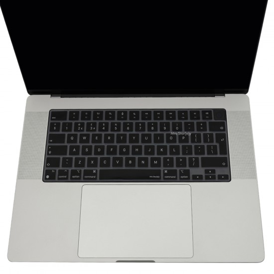 Macbook M1-M2-M3 Klavye Koruyucu (UK-EU İngilizce) TouchID'li A2681 A3113 A2941 A3114 A2442 A2485 ile Uyumlu