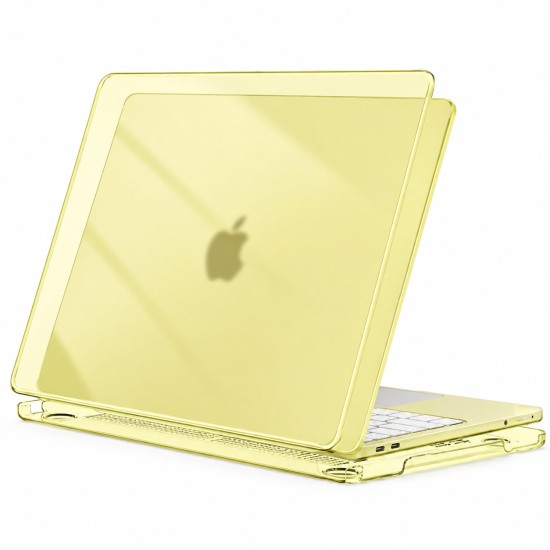 MacBook Neo 13 A3404 Kılıf Kristal Parlak Şeffaf Sert Kapak Hardcase