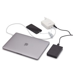 MacBook Pro 13 15 16 USB C Adaptör Kılıfı 61W 67W 87W 96W Apple Adaptör Hub SSD HDD Şarj Çoklayıcı