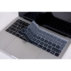 MacBook Pro 13 A1708 12 A1534 Türkçe Klavyeli Ombre Silikon Koruyucu Ultra İnce Kılıf