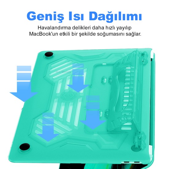 MacBook Pro 13 Kılıf Mat Flu Sert Kapak A1708 A1706 A1989 A2159 Uyumlu İnce Hafif Darbe Çizik Koruma