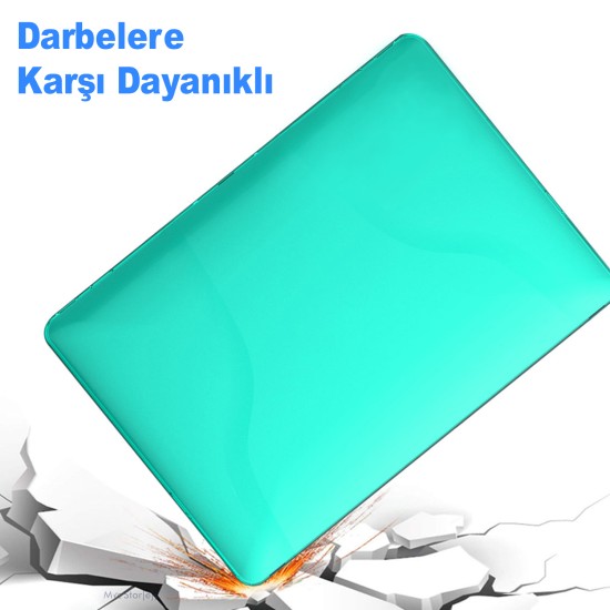 MacBook Pro 13 Kılıf Mat Flu Sert Kapak A1708 A1706 A1989 A2159 Uyumlu İnce Hafif Darbe Çizik Koruma