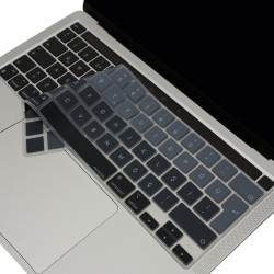MacBook Pro 13 Klavye Koruyucu Silikon Türkçe Q Ters L Enter M1 M2 A2338 A2289 A2251