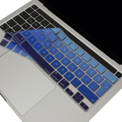 MacBook Pro 13 Klavye Koruyucu Silikon Türkçe Q Ters L Enter M1 M2 A2338 A2289 A2251