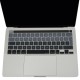 MacBook Pro 13 Klavy Koruyucu Silikon Şeffaf Türkçe Q A2338 Uyumlu