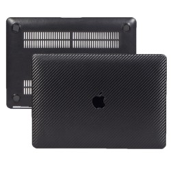 McStorey Macbook Pro ile Uyumlu Kılıf M1-M2 HardCase A1706-08 A1989 2159 A2251-89 A2338 Karbon Fiber