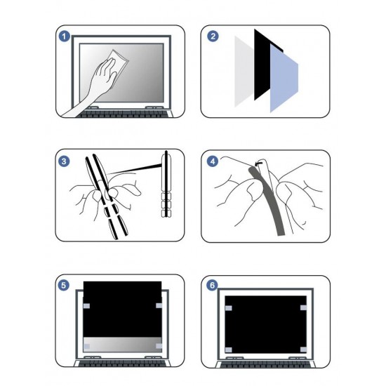 Hayalet Ekran Koruyucu Macbook Pro 13 inç (Eski HDMI'lı Model 2012-2015) A1425 A1502 ile Uyumlu