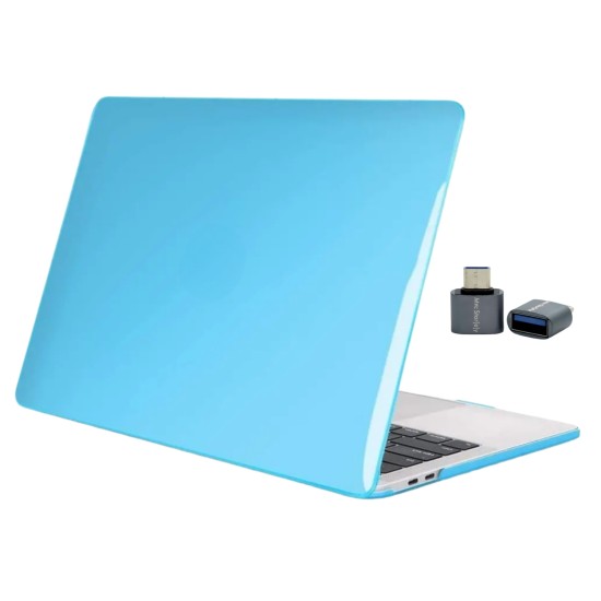 MacBook Pro 13 M1-M2 Kristal Parlak Sert Hard Case TPU Koruyucu Kapak