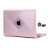 MacBook Pro 14.2 İnç Korumalı Köşe Tasarımlı Şeffaf Pembe Kılıf A2442 A2779 A2918 A2992 A3112 A3401 A3185 A3434 A3426 A3427