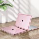 MacBook Pro 14.2 İnç Korumalı Köşe Tasarımlı Şeffaf Pembe Kılıf A2442 A2779 A2918 A2992 A3112 A3401 A3185 A3434 A3426 A3427