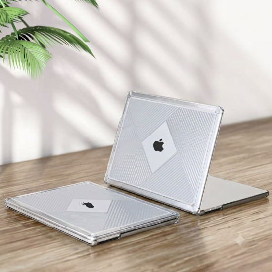 MacBook Pro 14.2 İnç Şeffaf Koruyucu Kılıf Darbe Emici Köşe Korumalı Kasa A2442 A2779 A2992 A2918 A3112 A3401 A3185 A3434 A3426 A3427