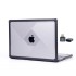 MacBook Pro 14.2 İnç Şeffaf Siyah Korumalı Köşe Darbe Emici Kılıf A2442 A2779 A2992 A2918 A3112 A3401 A3185 A3434 A3426 A3427