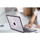 MacBook Pro 14.2 İnç Şeffaf Siyah Korumalı Köşe Darbe Emici Kılıf A2442 A2779 A2992 A2918 A3112 A3401 A3185 A3434 A3426 A3427