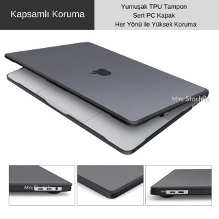 Macbook Pro 14.2inç M1-M2-M3, TPU Outdoor A2442 A2779 A2992 A2918