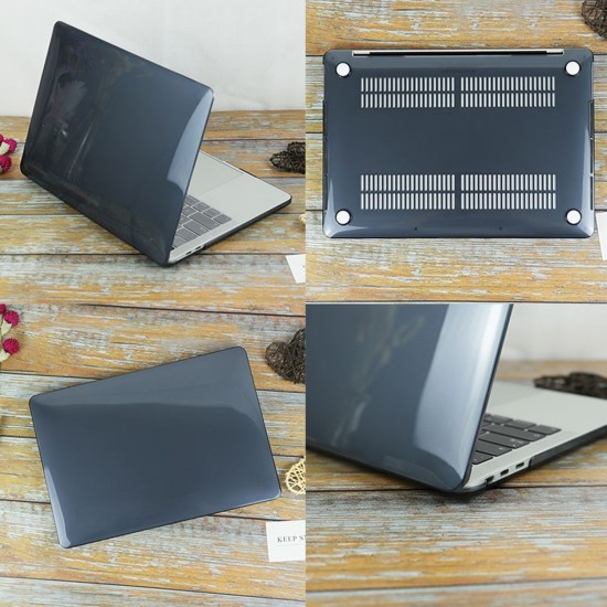 MacBook Pro 15 İnç A1707 A1990 Kristal Parlak TPU Sert Kılıf Şeffaf Koruma